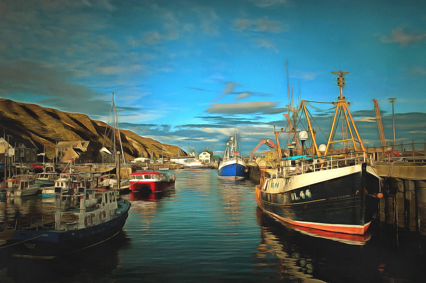Fishing boats picture